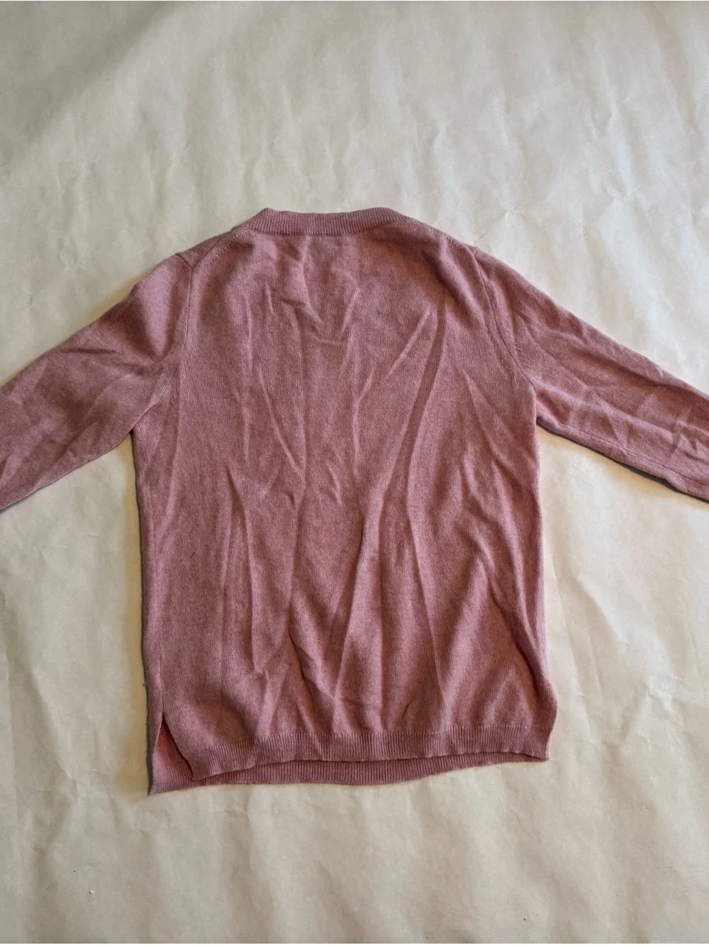 J. Crew Lightweight Crewneck Sweater in Dusty Rose